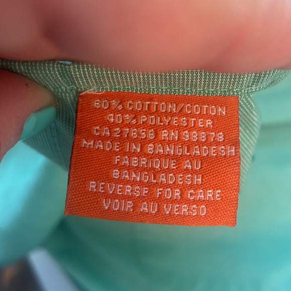 Eccolo Mint Green Dress Shirt Size XL/19 - Picture 9 of 9